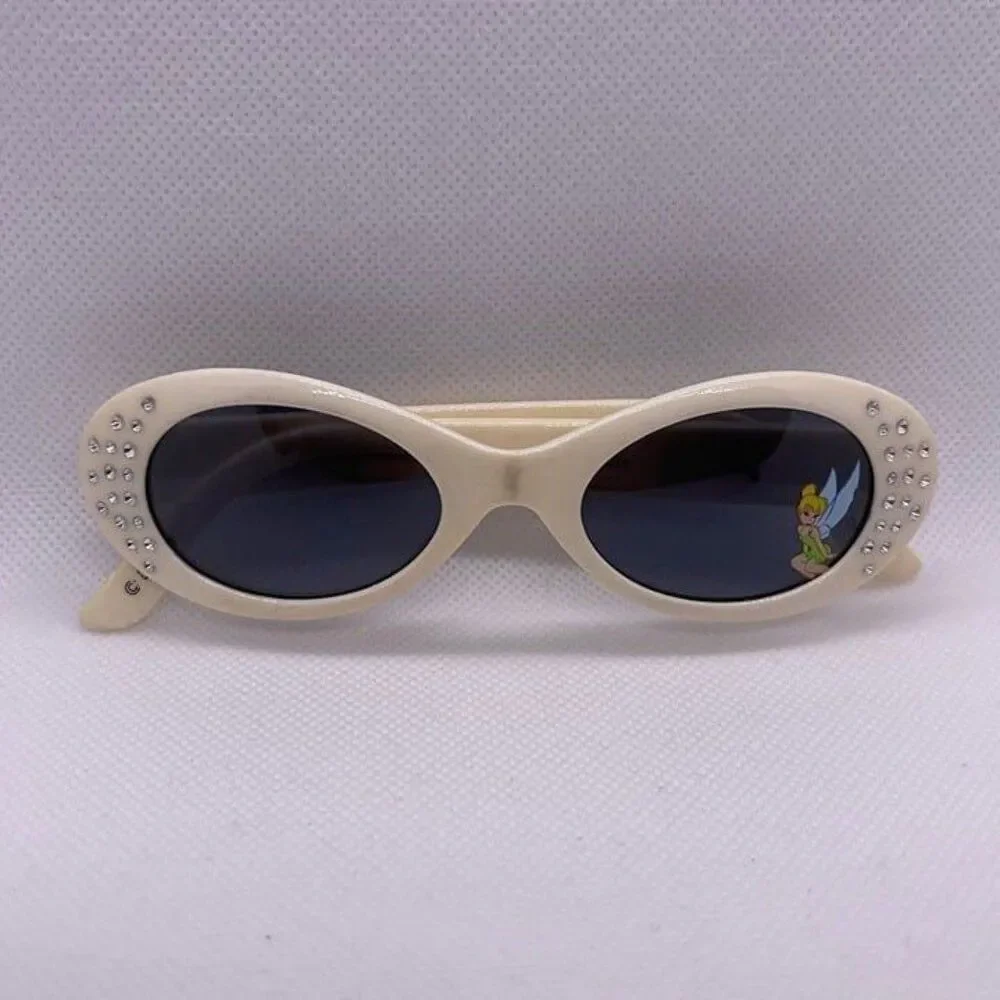 Disney Tinkerbell 90's Vintage Girls Cat Eye Plastic Sunglasses
